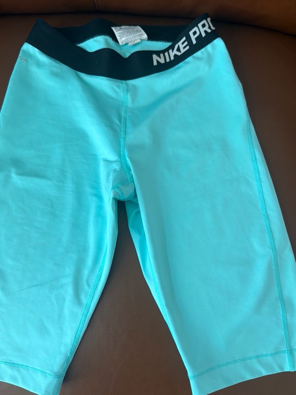 Nike Pro Turquoise Athletic Compression Shorts